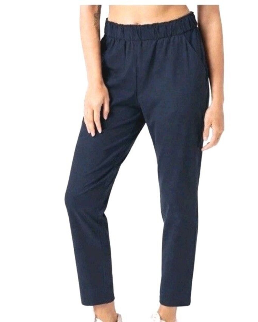 Lululemon Womens Keep Moving High-Rise 7/8 Pant Navy Blue Luxtreme Size 8 Pants